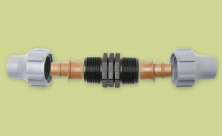Kupplung für Tropfschlauch oder PE Rohr (16mm)